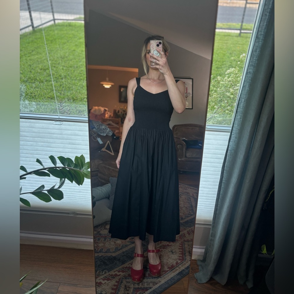Reformation Classic Black Apparel midi dress